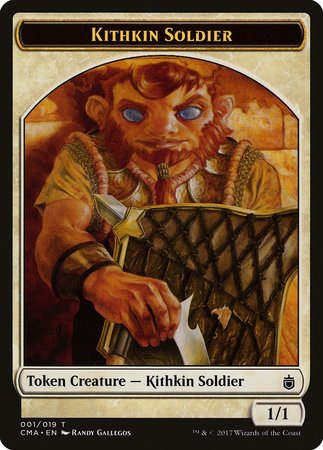 Kithkin Soldier Token (001) [Commander Anthology Tokens] | Exor Games Bridgewater