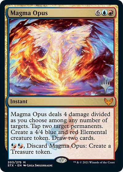 Magma Opus (Promo Pack) [Strixhaven: School of Mages Promos] | Exor Games Bridgewater