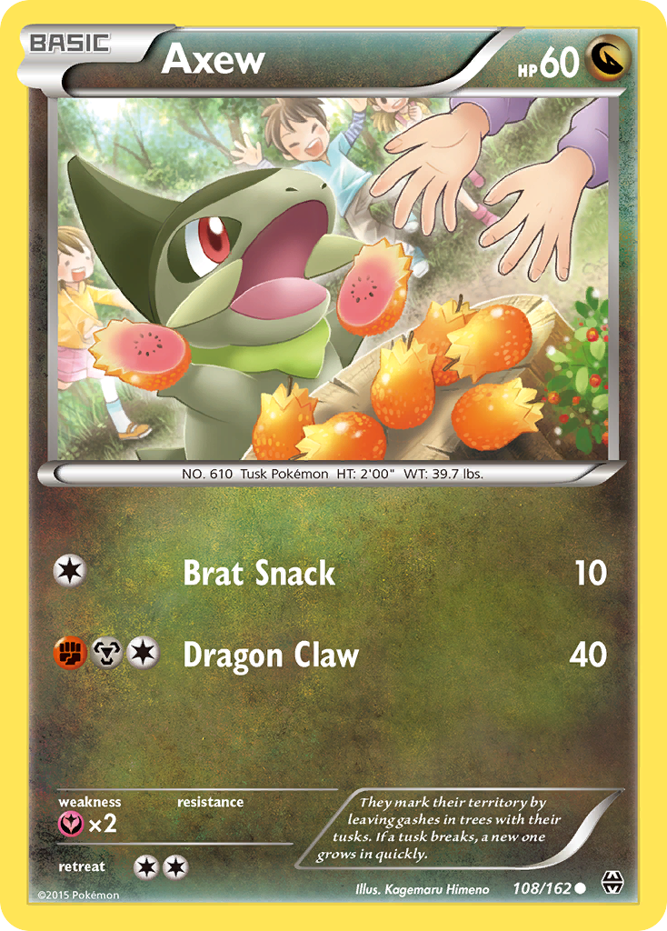 Axew (108/162) [XY: BREAKthrough] | Exor Games Bridgewater