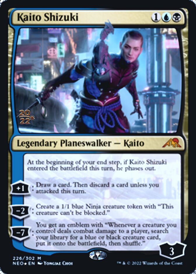 Kaito Shizuki [Kamigawa: Neon Dynasty Prerelease Promos] | Exor Games Bridgewater