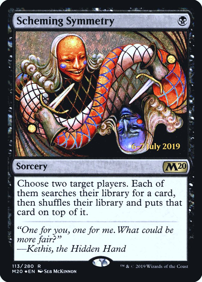 Scheming Symmetry  [Core Set 2020 Prerelease Promos] | Exor Games Bridgewater