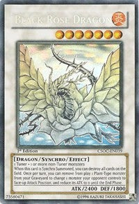 Black Rose Dragon [CSOC-EN039] Ghost Rare | Exor Games Bridgewater