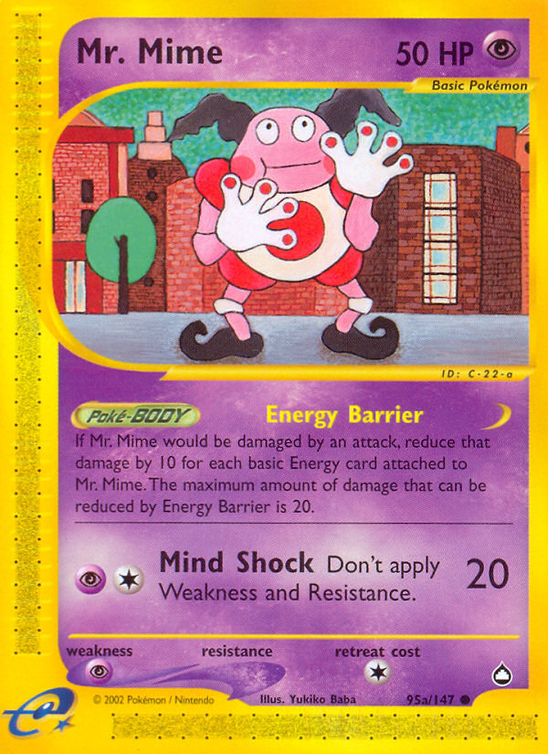 Mr. Mime (95a/147) [Aquapolis] | Exor Games Bridgewater