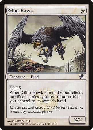 Glint Hawk [Scars of Mirrodin] | Exor Games Bridgewater