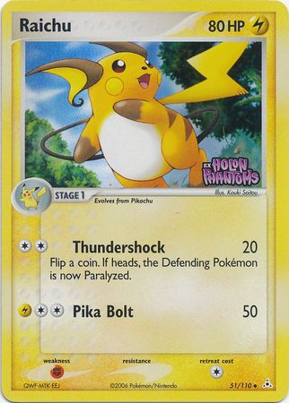 Raichu (51/110) (Stamped) [EX: Holon Phantoms] | Exor Games Bridgewater