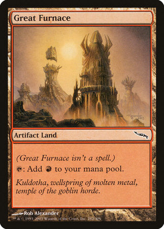 Great Furnace [Mirrodin] | Exor Games Bridgewater