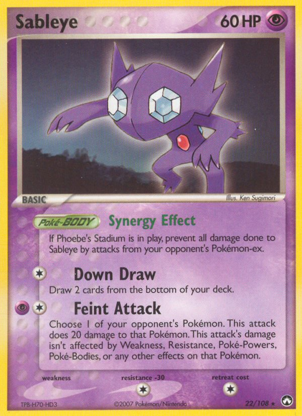 Sableye (22/108) [EX: Power Keepers] | Exor Games Bridgewater