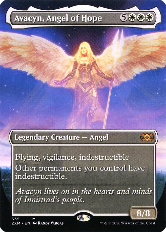 Avacyn, Angel of Hope (Borderless) [Double Masters] | Exor Games Bridgewater