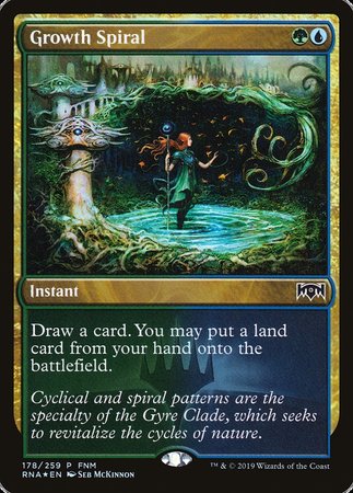 Growth Spiral [Ravnica Allegiance Promos] | Exor Games Bridgewater