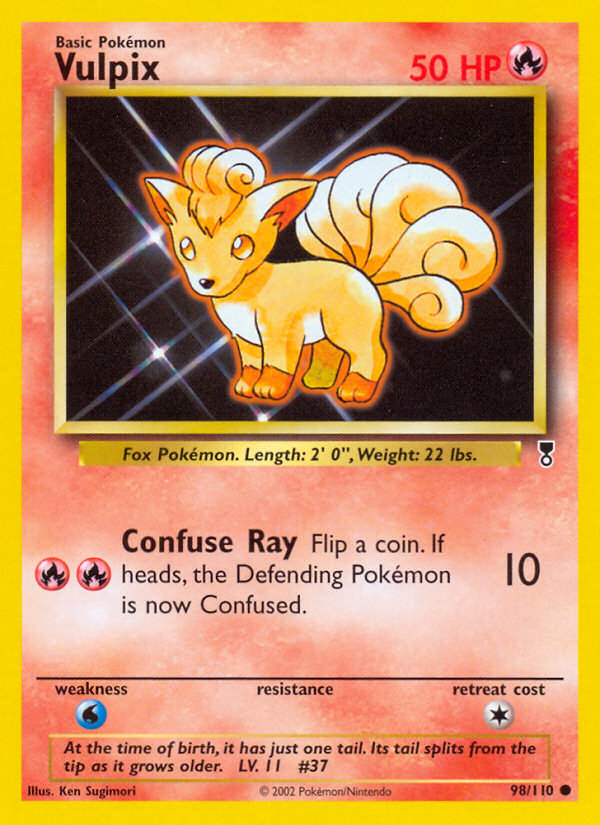 Vulpix (98/110) [Legendary Collection] | Exor Games Bridgewater