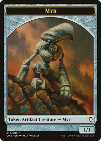 Myr Token [Commander Anthology Volume II Tokens] | Exor Games Bridgewater