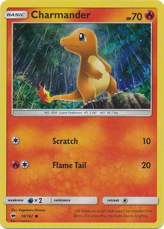 Charmander (18/147) (Premium Collection Promo) [Sun & Moon: Burning Shadows] | Exor Games Bridgewater