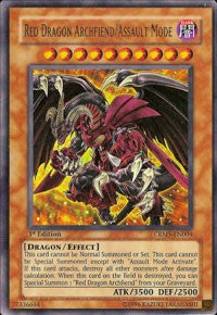 Red Dragon Archfiend/Assault Mode [CRMS-EN004] Ultra Rare | Exor Games Bridgewater