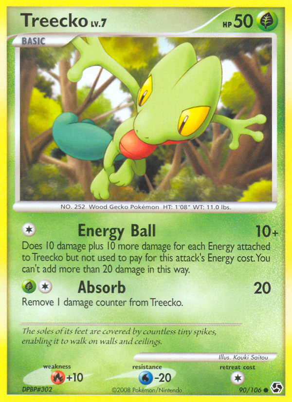 Treecko (90/106) [Diamond & Pearl: Great Encounters] | Exor Games Bridgewater