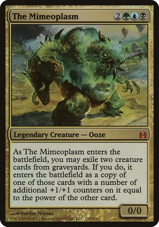 The Mimeoplasm (Oversized) [Commander 2011 Oversized] | Exor Games Bridgewater