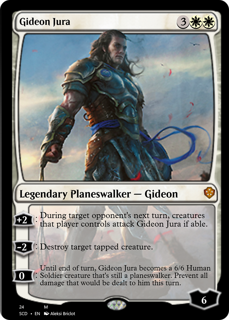 Gideon Jura [Starter Commander Decks] | Exor Games Bridgewater