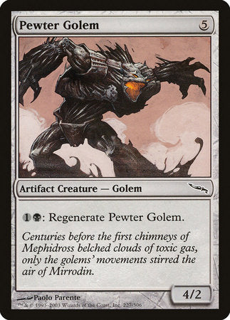 Pewter Golem [Mirrodin] | Exor Games Bridgewater