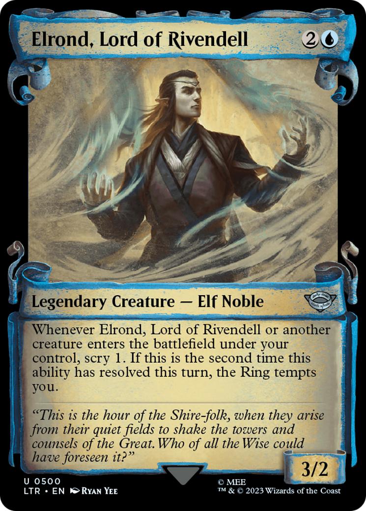 Elrond, Lord of Rivendell [The Lord of the Rings: Tales of Middle-Earth Showcase Scrolls] | Exor Games Bridgewater