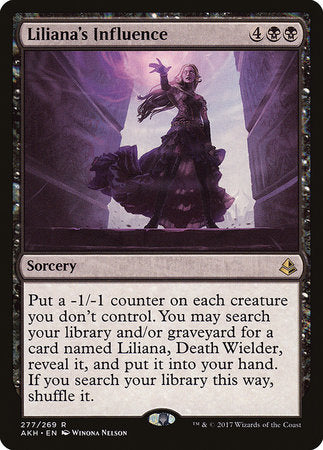 Liliana's Influence [Amonkhet] | Exor Games Bridgewater