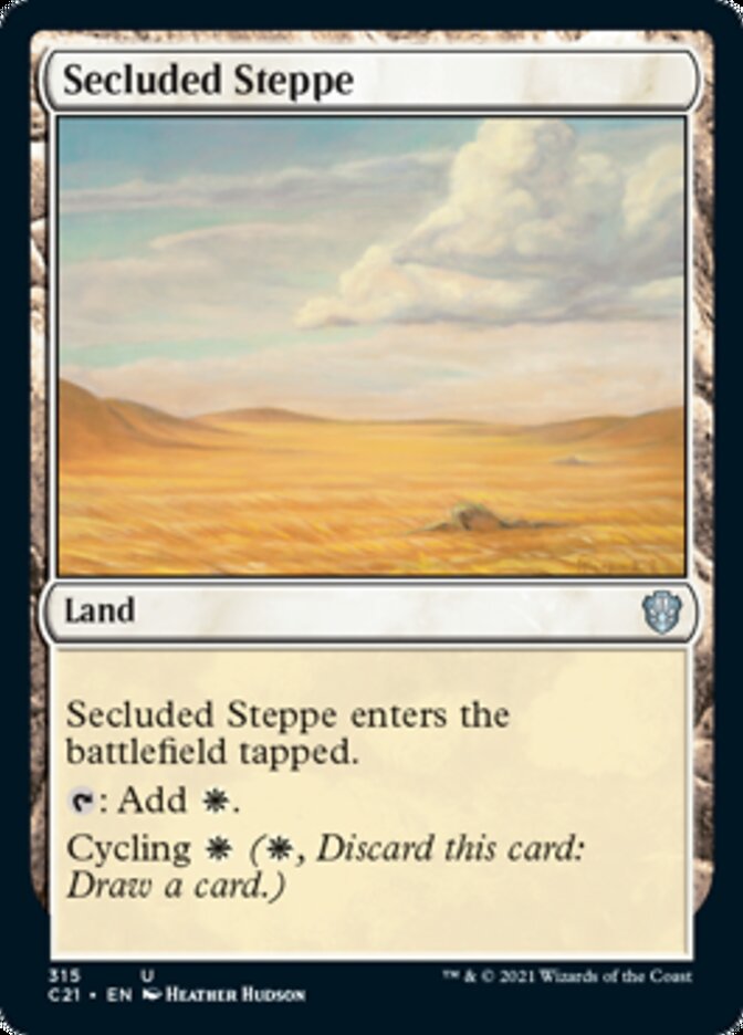 Secluded Steppe [Commander 2021] | Exor Games Bridgewater