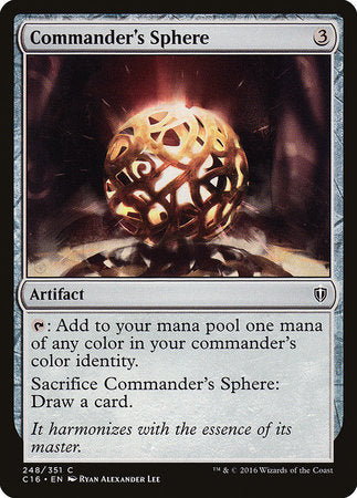 Commander's Sphere [Commander 2016] | Exor Games Bridgewater