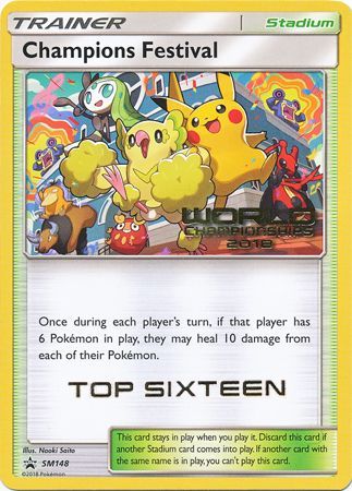 Champions Festival(SM148) (2018 Top Sixteen) [Sun & Moon: Black Star Promos] | Exor Games Bridgewater