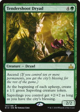 Tendershoot Dryad [Rivals of Ixalan Promos] | Exor Games Bridgewater