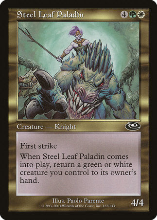 Steel Leaf Paladin [Planeshift] | Exor Games Bridgewater