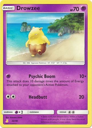 Drowzee (22/30) [Sun & Moon: Trainer Kit - Alolan Raichu] | Exor Games Bridgewater