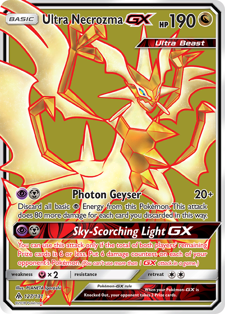 Ultra Necrozma GX (127/131) [Sun & Moon: Forbidden Light] | Exor Games Bridgewater