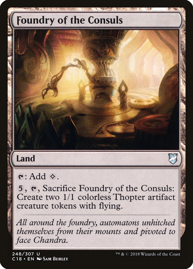 Foundry of the Consuls [Commander 2018] | Exor Games Bridgewater