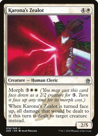 Karona's Zealot [Masters 25] | Exor Games Bridgewater