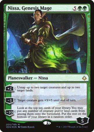 Nissa, Genesis Mage [Hour of Devastation] | Exor Games Bridgewater