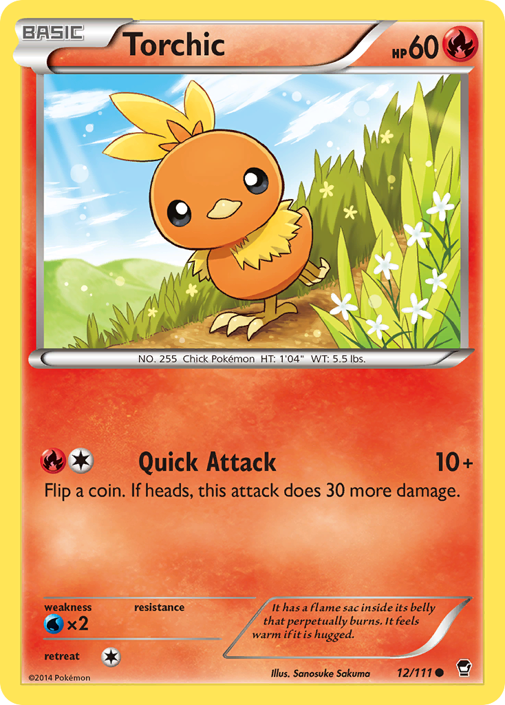 Torchic (12/111) [XY: Furious Fists] | Exor Games Bridgewater