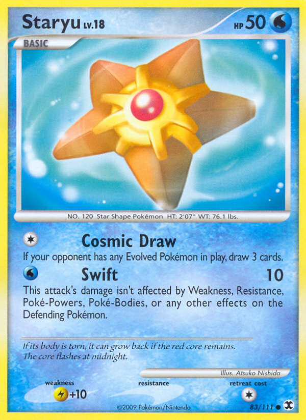 Staryu (83/111) [Platinum: Rising Rivals] | Exor Games Bridgewater