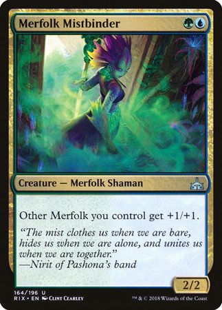 Merfolk Mistbinder [Rivals of Ixalan] | Exor Games Bridgewater