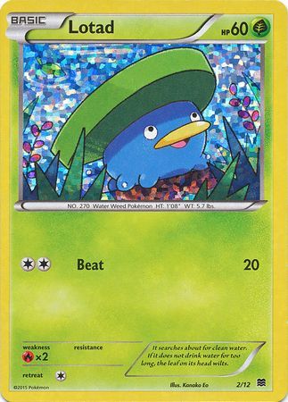 Lotad (2/12) [McDonald's Promos: 2015 Collection] | Exor Games Bridgewater