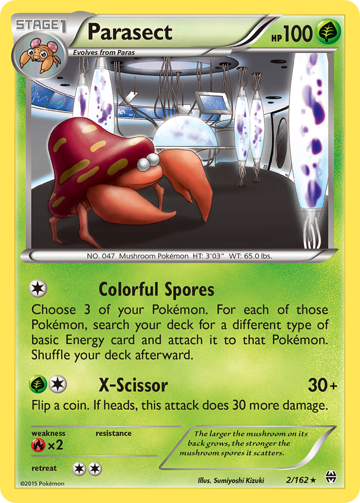 Parasect (2/162) [XY: BREAKthrough] | Exor Games Bridgewater