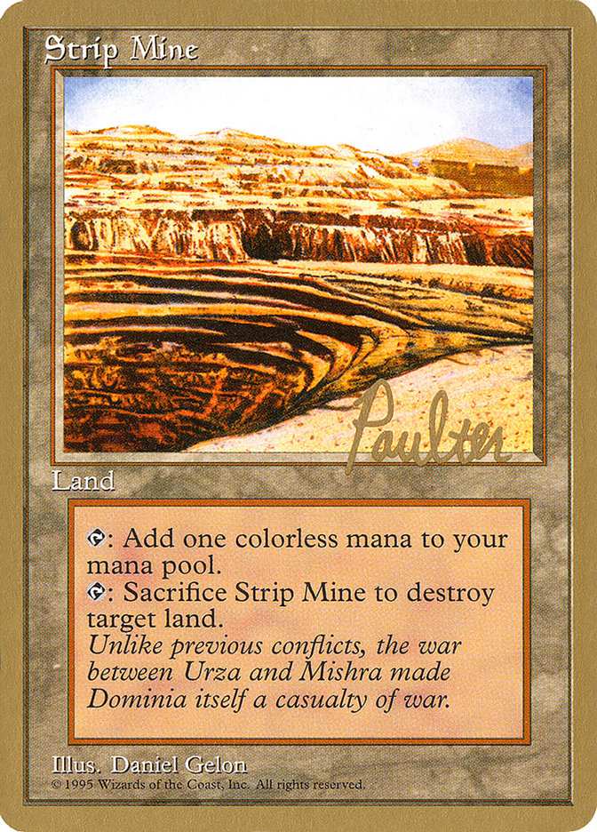 Strip Mine (Preston Poulter) [Pro Tour Collector Set] | Exor Games Bridgewater