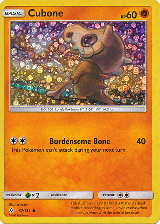 Cubone (57/131) (General Mills Promo) [Sun & Moon: Forbidden Light] | Exor Games Bridgewater