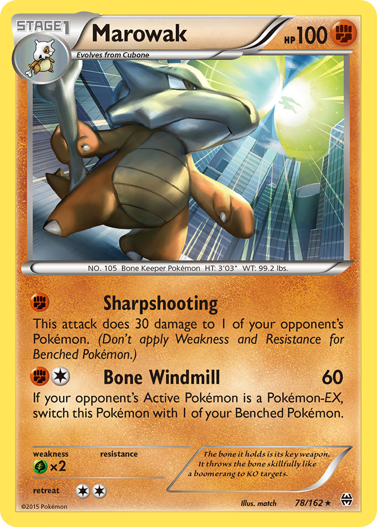 Marowak (78/162) [XY: BREAKthrough] | Exor Games Bridgewater