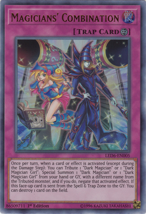 Magicians' Combination [LED6-EN005] Ultra Rare | Exor Games Bridgewater