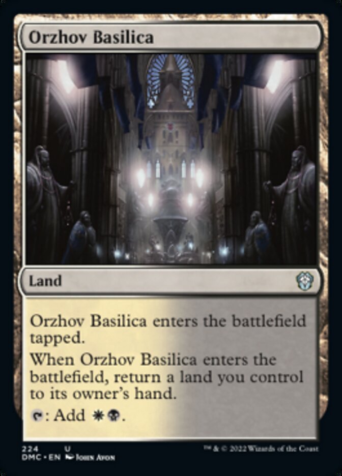 Orzhov Basilica [Dominaria United Commander] | Exor Games Bridgewater