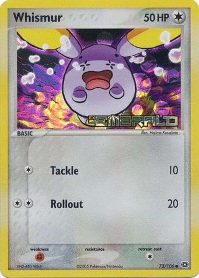 Whismur (73/106) (Stamped) [EX: Emerald] | Exor Games Bridgewater