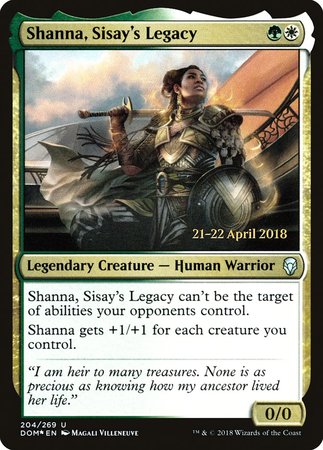 Shanna, Sisay's Legacy [Dominaria Promos] | Exor Games Bridgewater