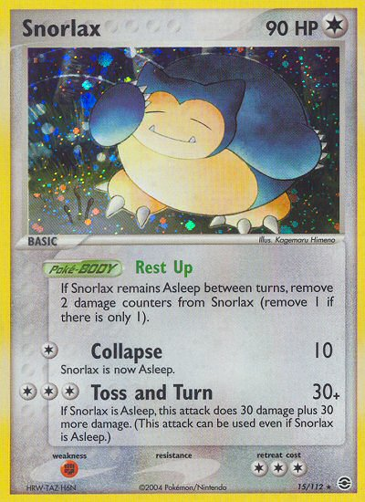 Snorlax (15/112) [EX: FireRed & LeafGreen] | Exor Games Bridgewater