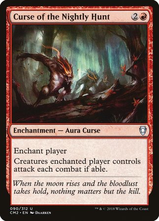 Curse of the Nightly Hunt [Commander Anthology Volume II] | Exor Games Bridgewater