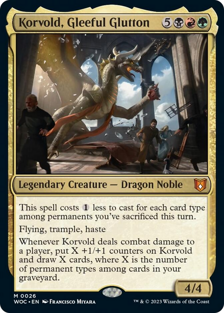 Korvold, Gleeful Glutton [Wilds of Eldraine Commander] | Exor Games Bridgewater