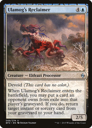 Ulamog's Reclaimer [Battle for Zendikar] | Exor Games Bridgewater