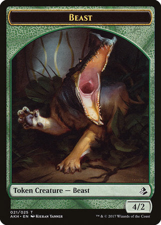 Beast Token [Amonkhet Tokens] | Exor Games Bridgewater